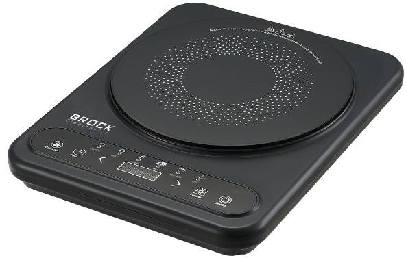 BROCK Elektrický indukční vařič, 1 plotýnka 25 cm, 2000 W