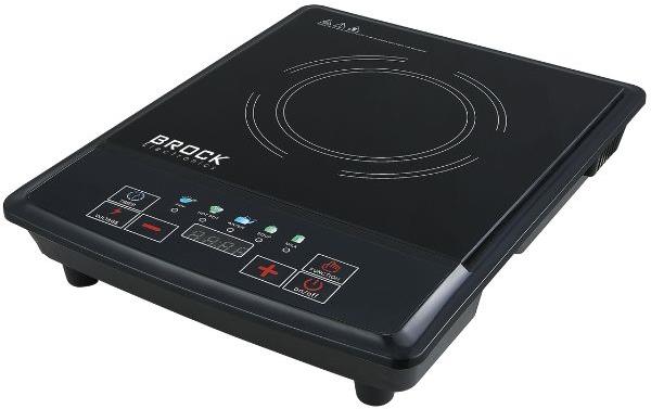 Brock elektrický indukční vařič 2000 W, 1 plotýnka 25 cm, digitální