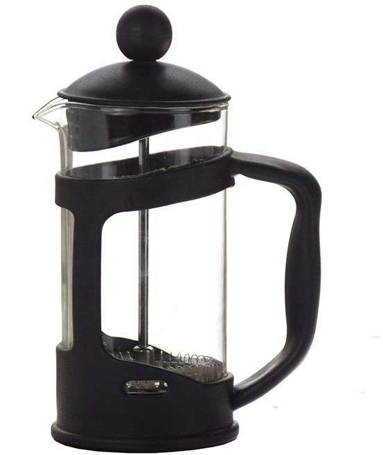 Ecocoffee French press, 0,6 l, černý