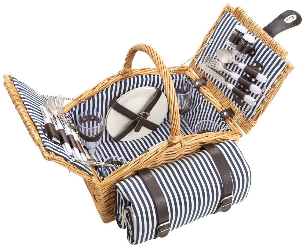 Dutch Mountains Piknikový koš Picnic Basket De Luxe