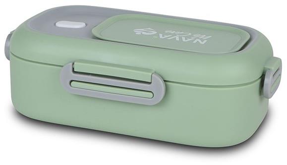 Nerezový obědový box 'We Care' zelený 800 ml od společnosti NAVA Greece