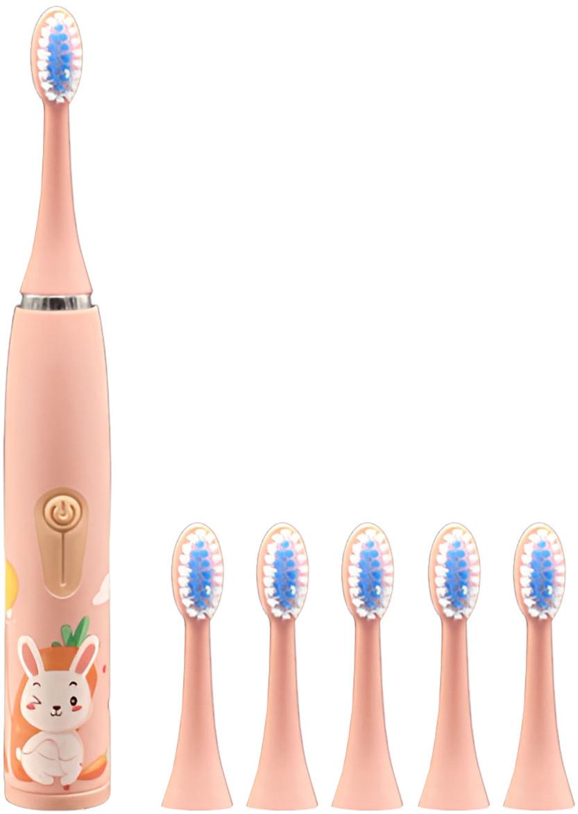 For Kids Dětský elektrický kartáček na zuby s nástavci Králík