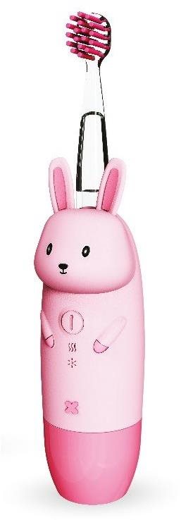 InnoGio Elektronický sonický zubní kartáček GIORabbit Pink