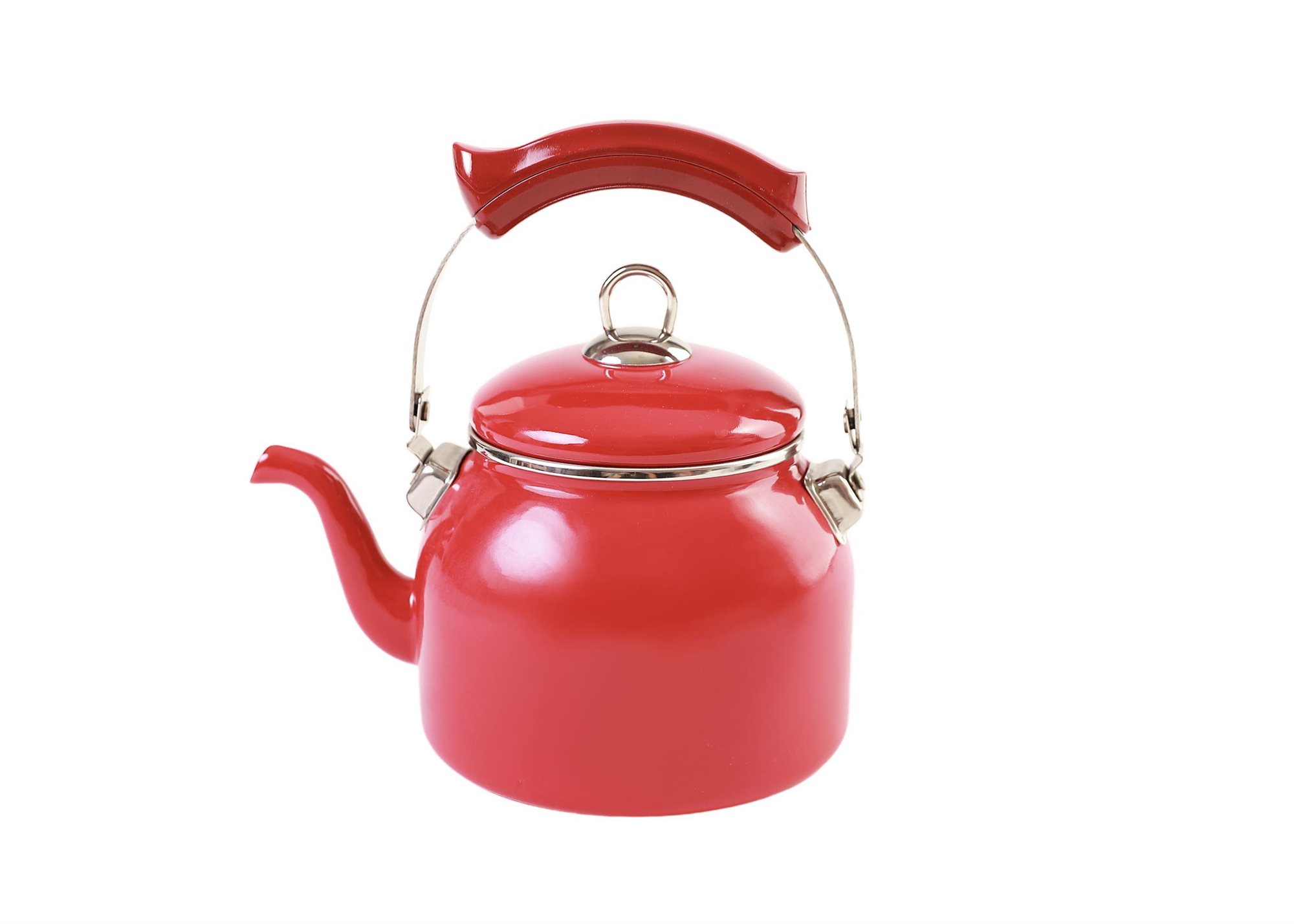 Olymp, Čajník s poklicí 2,5 l, červený