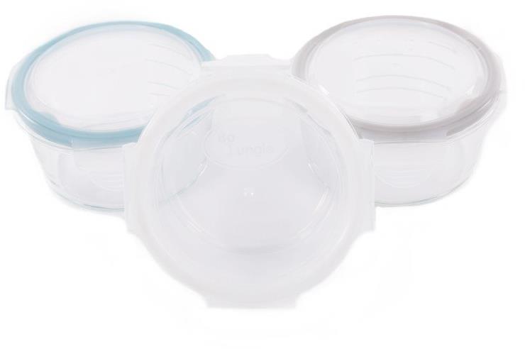 Bo Jungle Skleněné misky s víčky B-Glass Bowls 280 ml