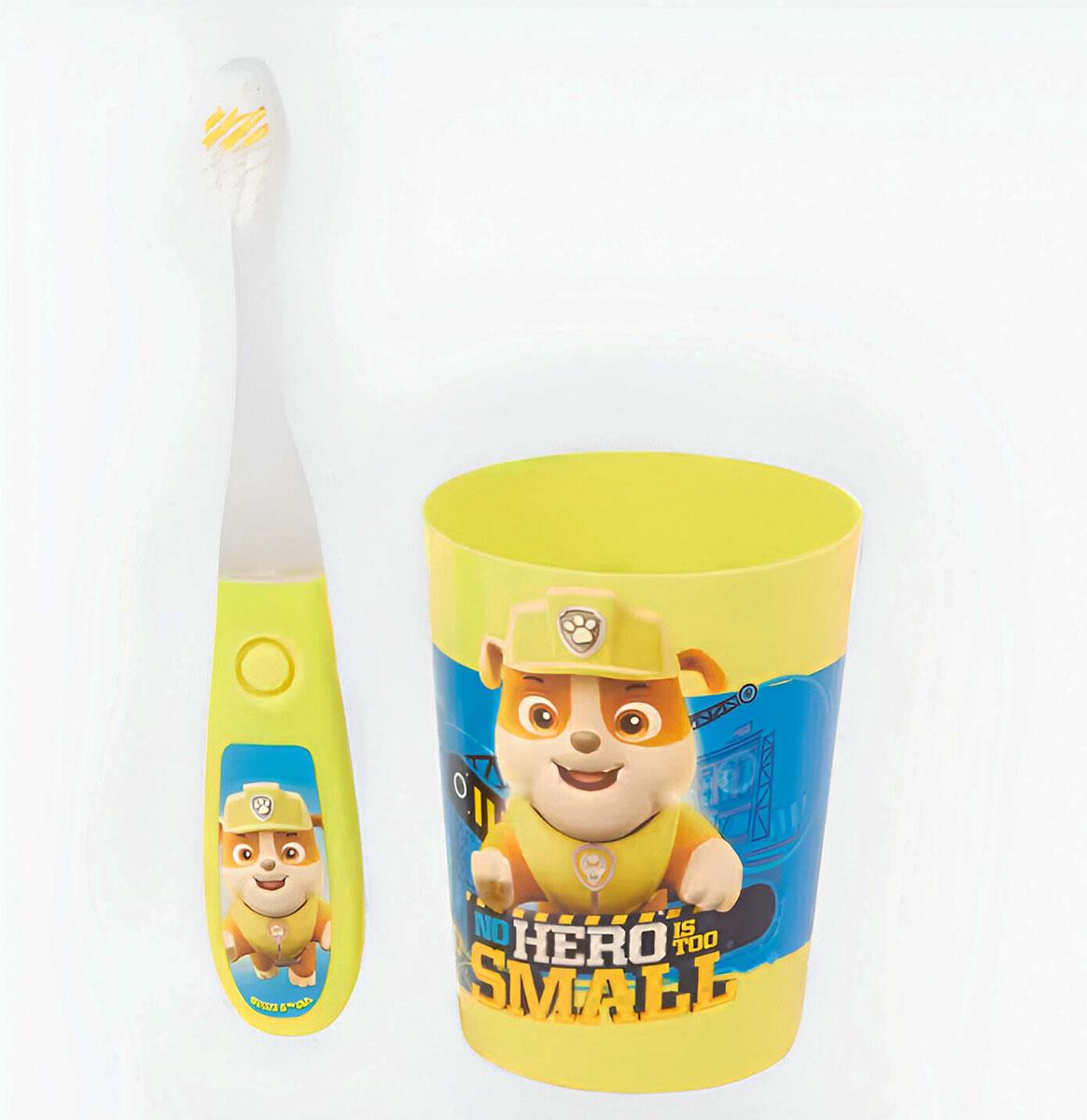 For Kids Dětský zubní kartáček s časovačem žlutý - Rubble