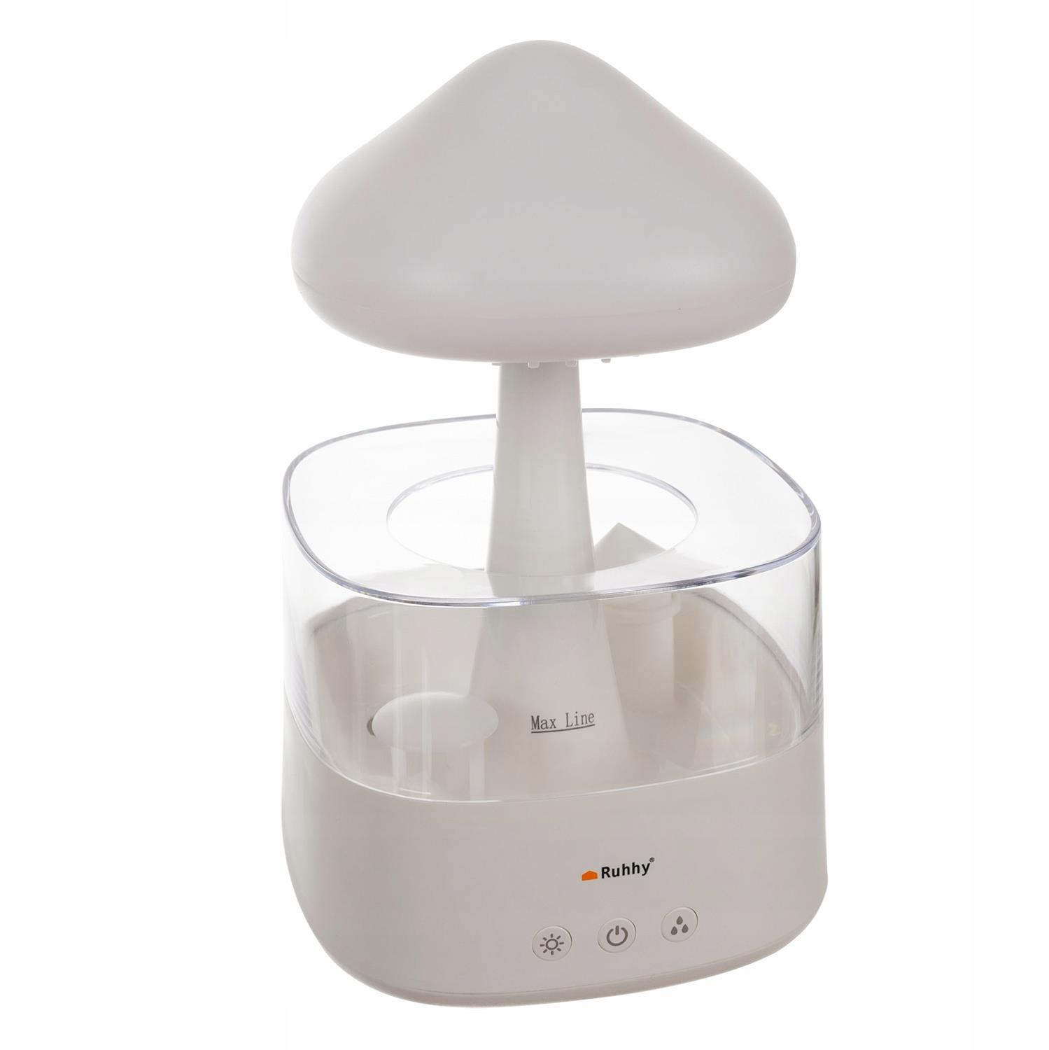 Ruhhy 24378 Multifunkční zvlhčovač vzduchu houba, 10 W, 450 ml, bílý