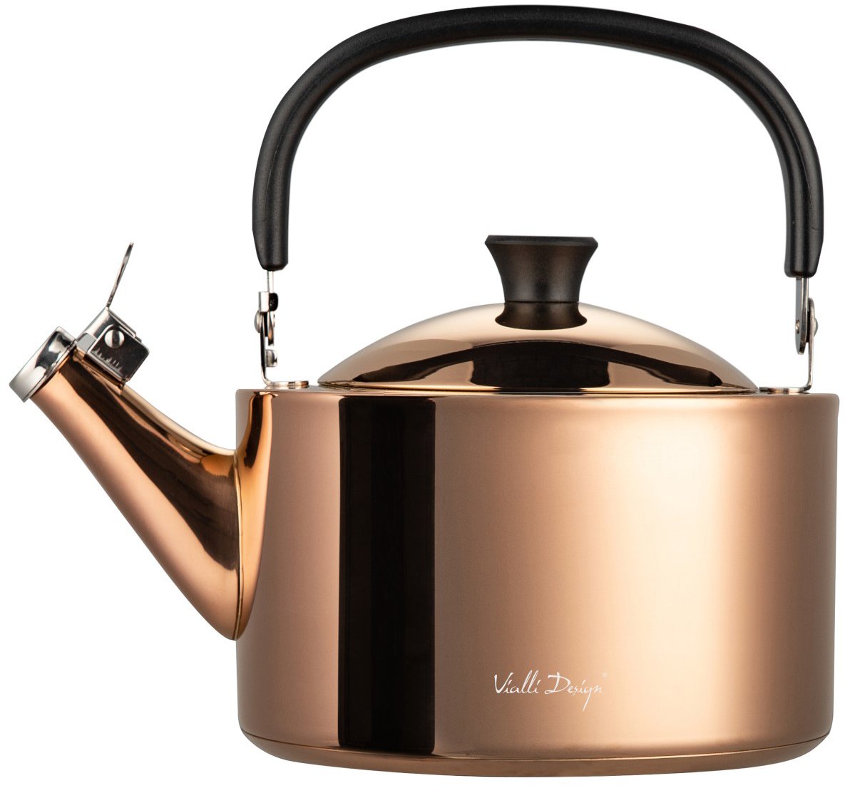 Vialli Design Konvice čajová, 1,5 l, rose leštěná_DIAMANTE 1258