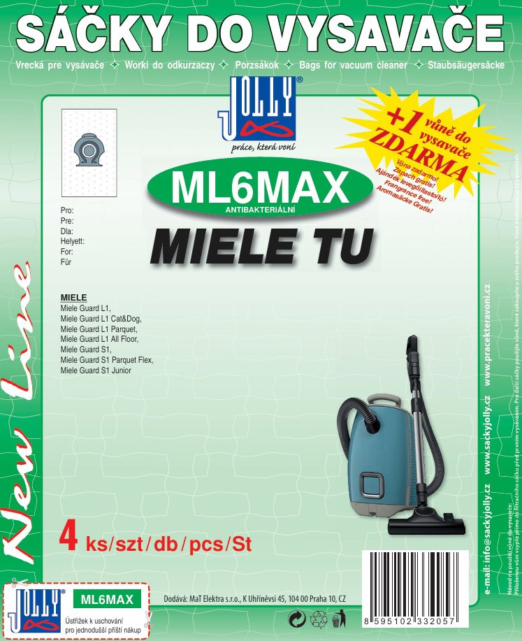 MaT Elektra ML6 MAX pro vysavače Miele Pure TU, Guard