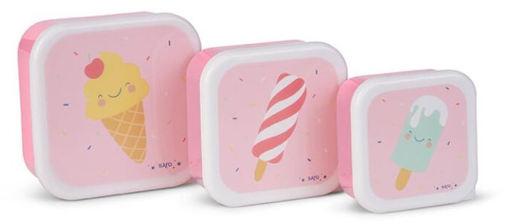 Saro Baby Sada svačinových misek 3 ks, Ice Cream