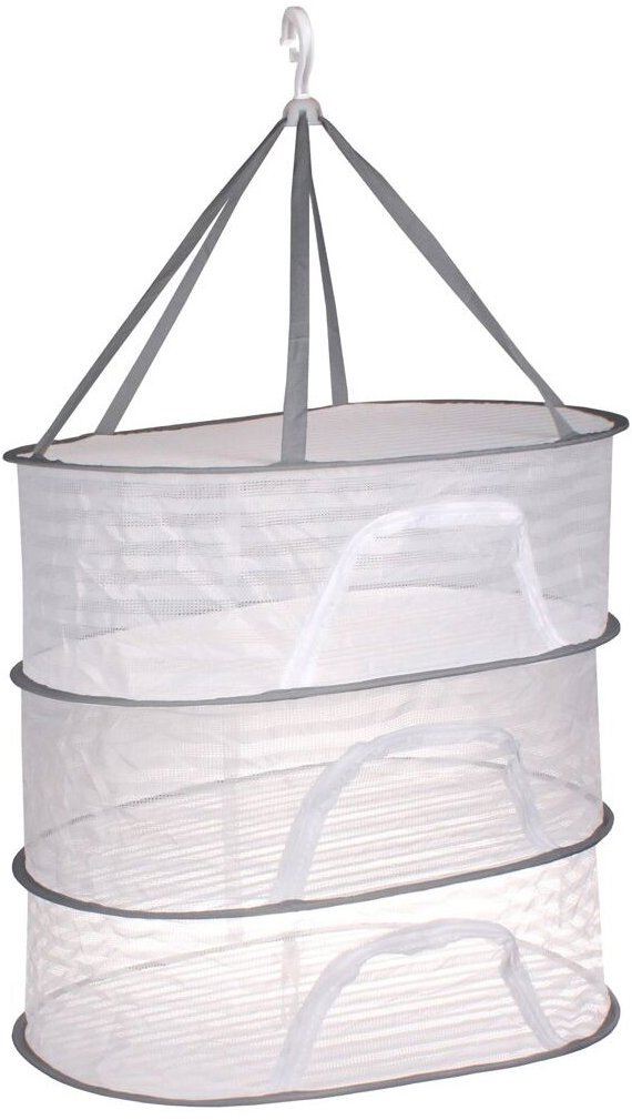 De Gusto Závěsná sušící síť 3 patra 70 × 60 × 50 cm