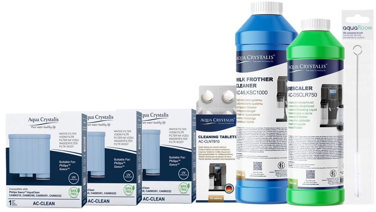 Aqua Crystalis Sada pro údržbu a čištění kávovarů značky PHILIPS SAECO