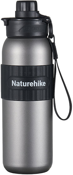 Naturehike Titanová termoska 600 ml, stříbrná