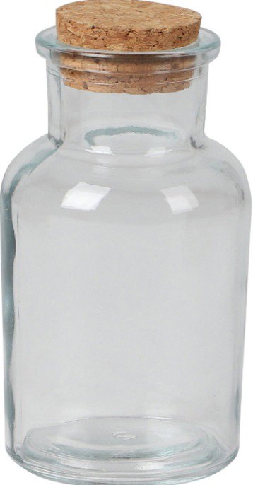 DOCHTMANN Skleněná láhev s korkovým víčkem 150 ml