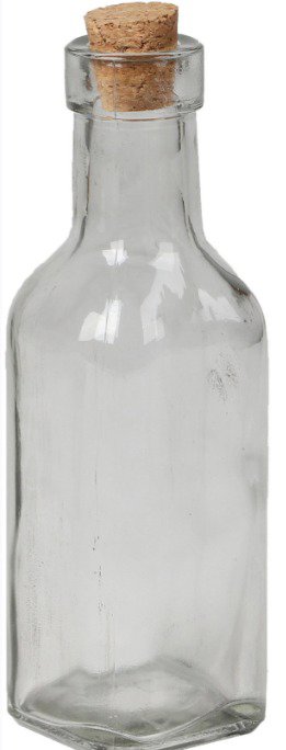 DOCHTMANN Skleněná láhev s korkovým víčkem 180 ml