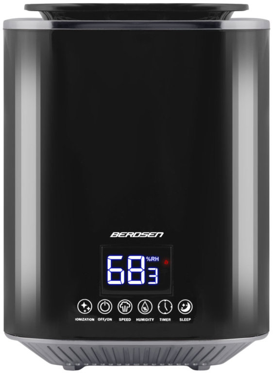 Berdsen BD-502 Zvlhčovač vzduchu 250 ml/h, objem nádrže 2,6 l, černo-šedý