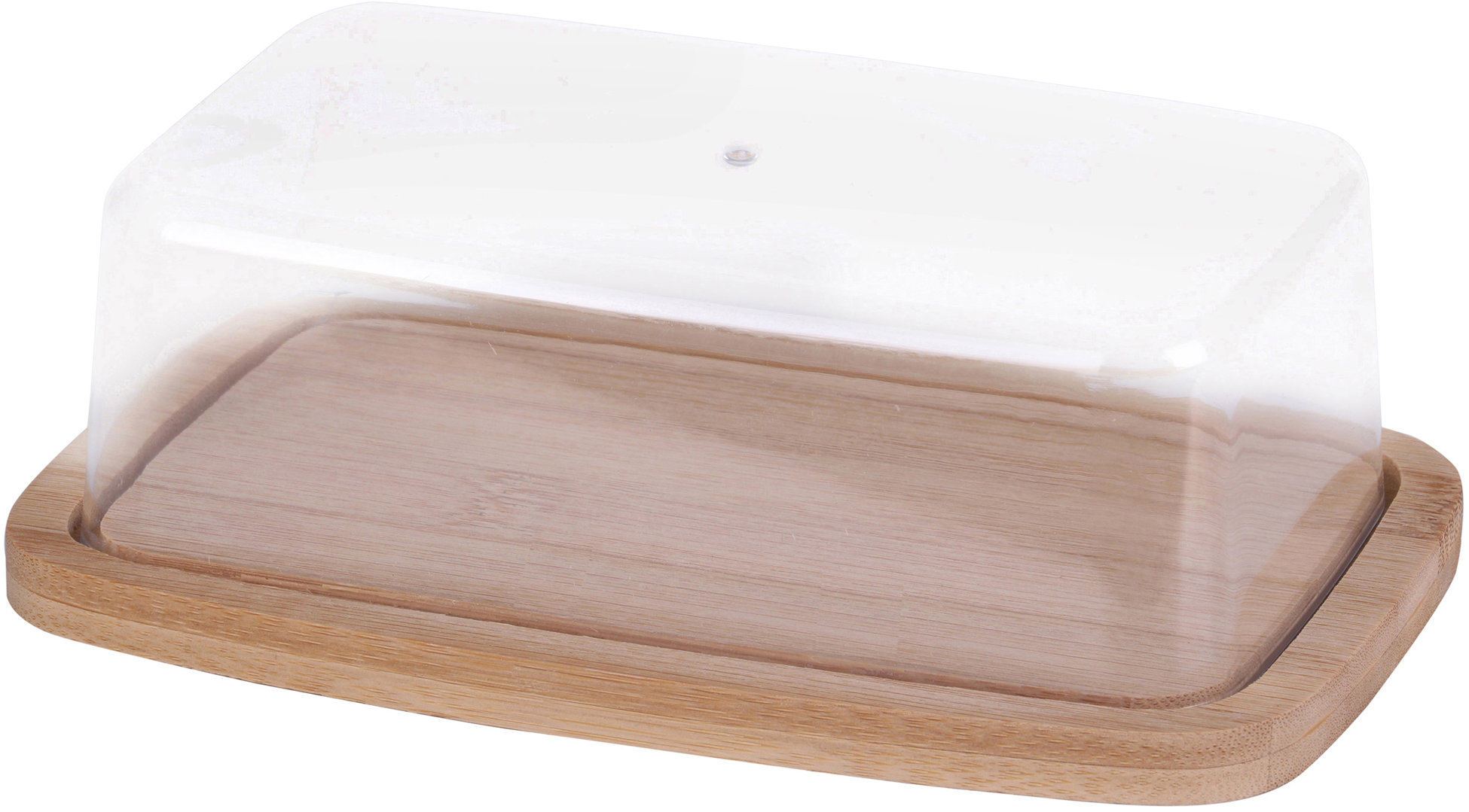 DOCHTMANN Dóza na máslo bambus, plast 19 × 6 × 12,5 cm