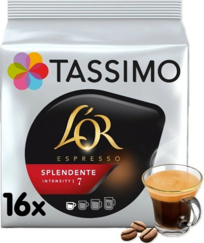TASSIMO kapsle L'OR Espresso Splendente 16 nápojů
