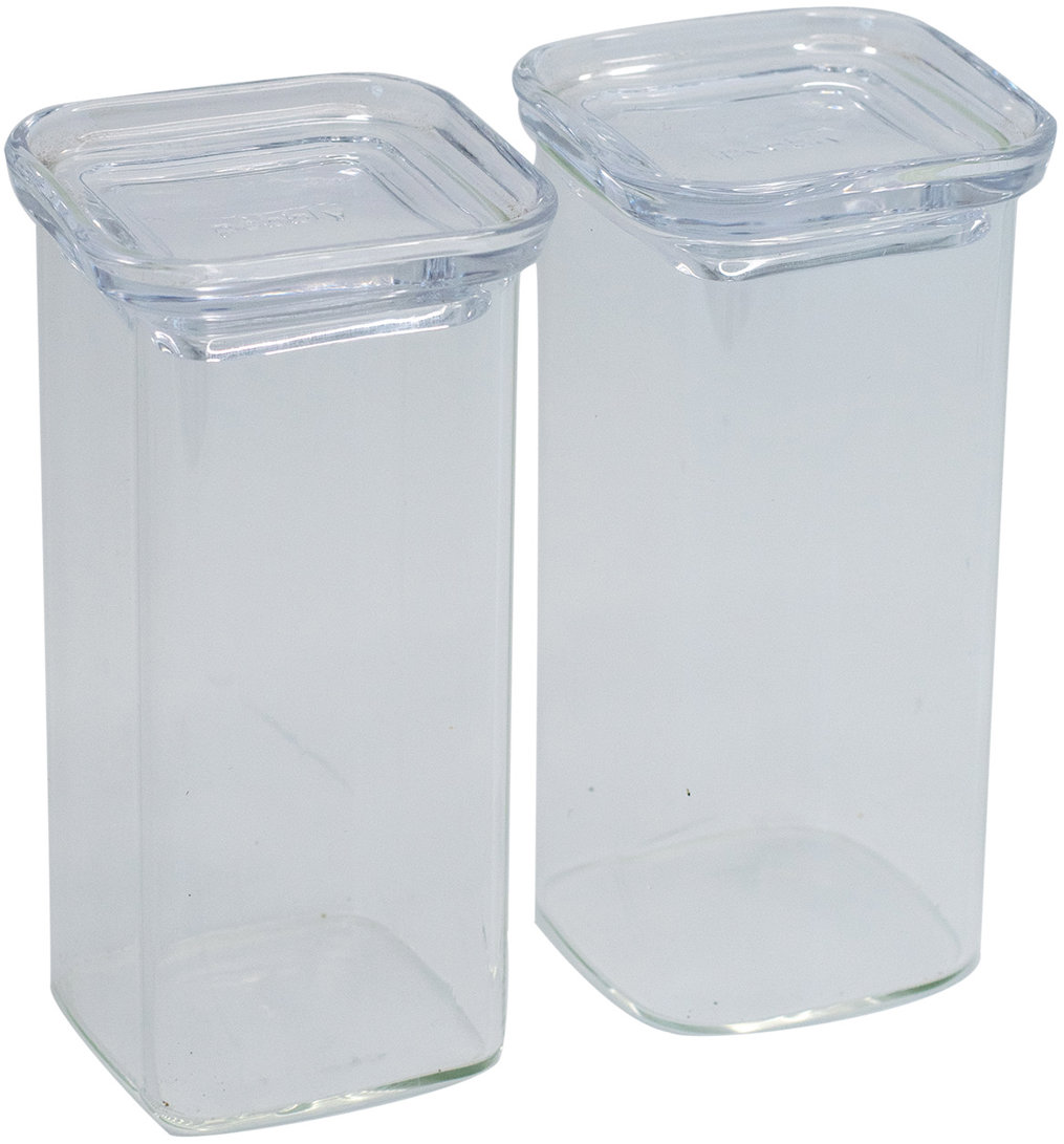Dóza na potraviny PKV-075 320 ml, sada 2 ks, sklo, Pebbly