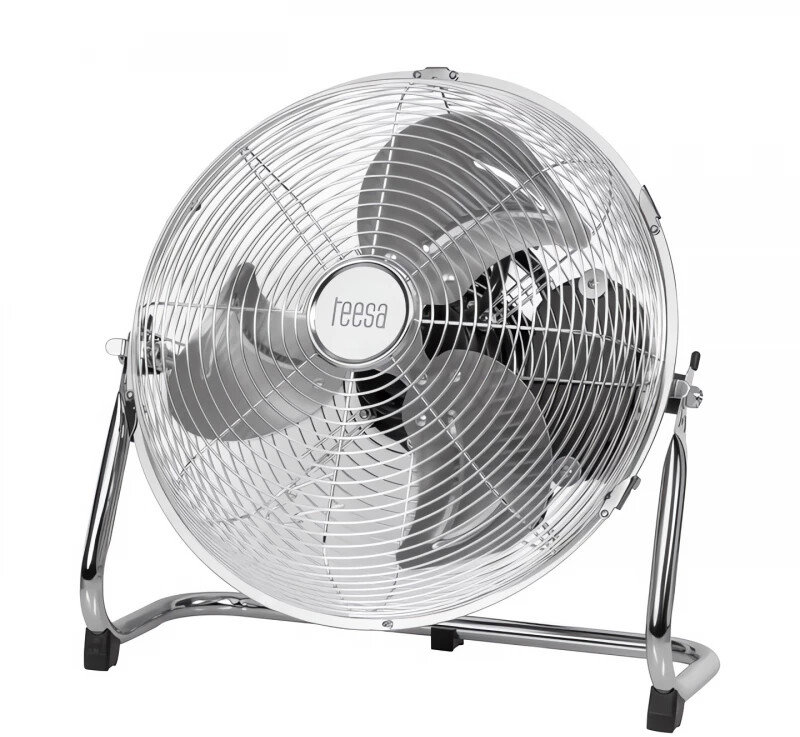 Teesa TSA8057 Podlahový ventilátor 30 cm, 50 W, stříbrný