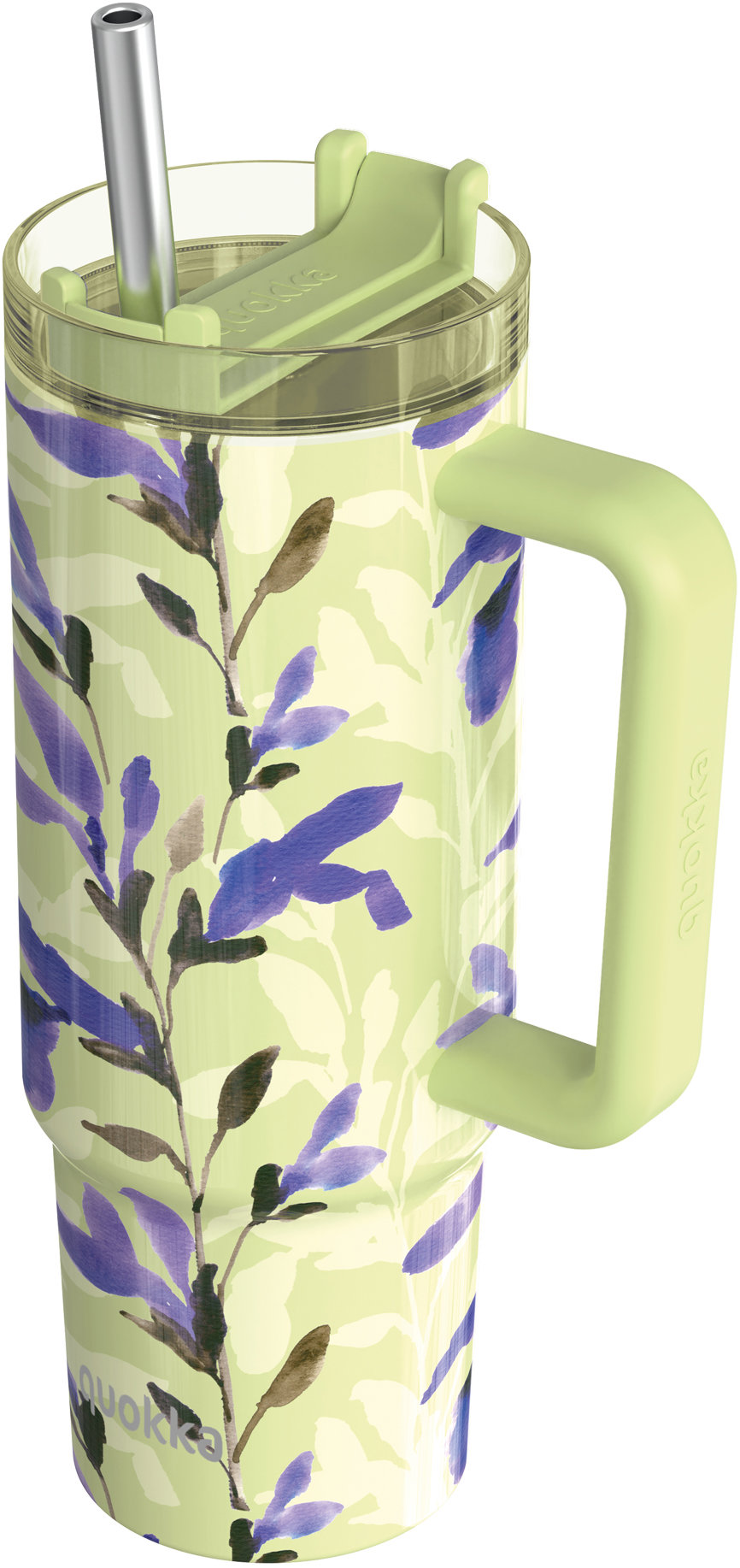 Quokka Stream s brčkem 950 ml, Matcha