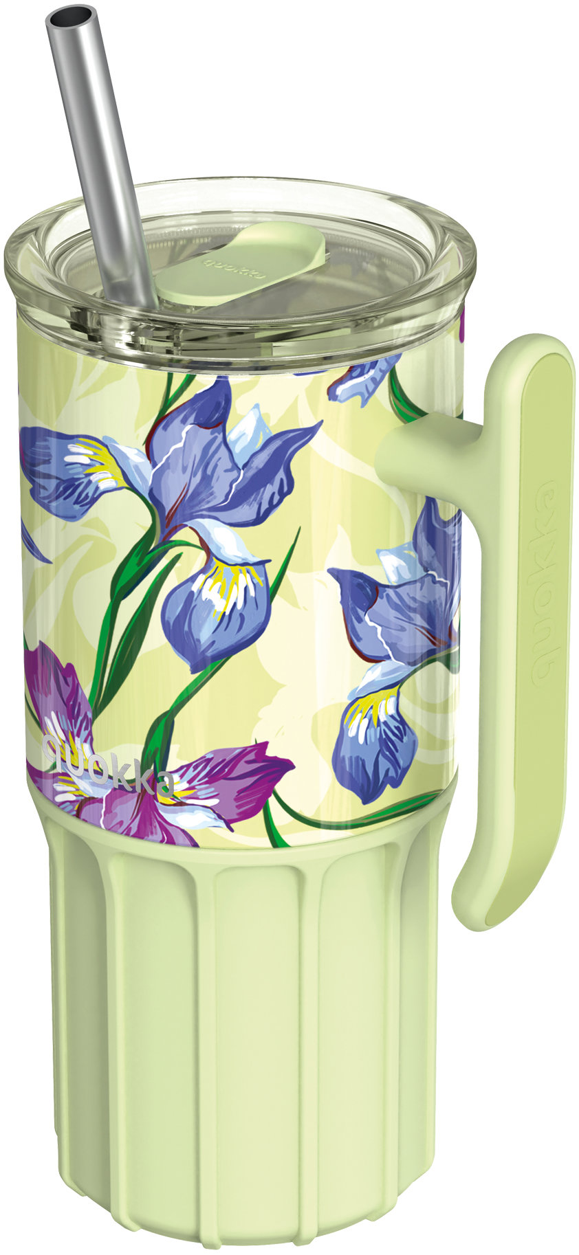 Quokka Umi s brčkem 720 ml, green tea