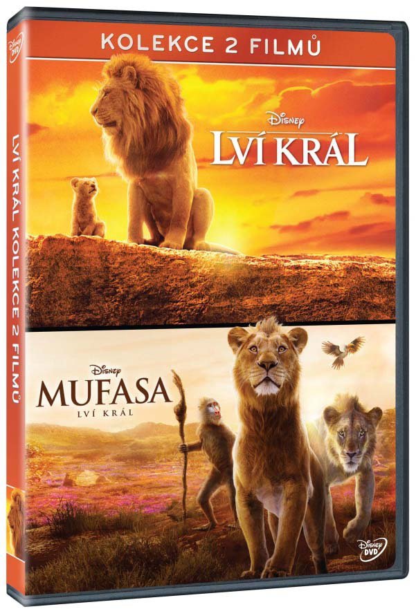 Lví král 2019 + Mufasa: Lví král - kolekce 2 DVD