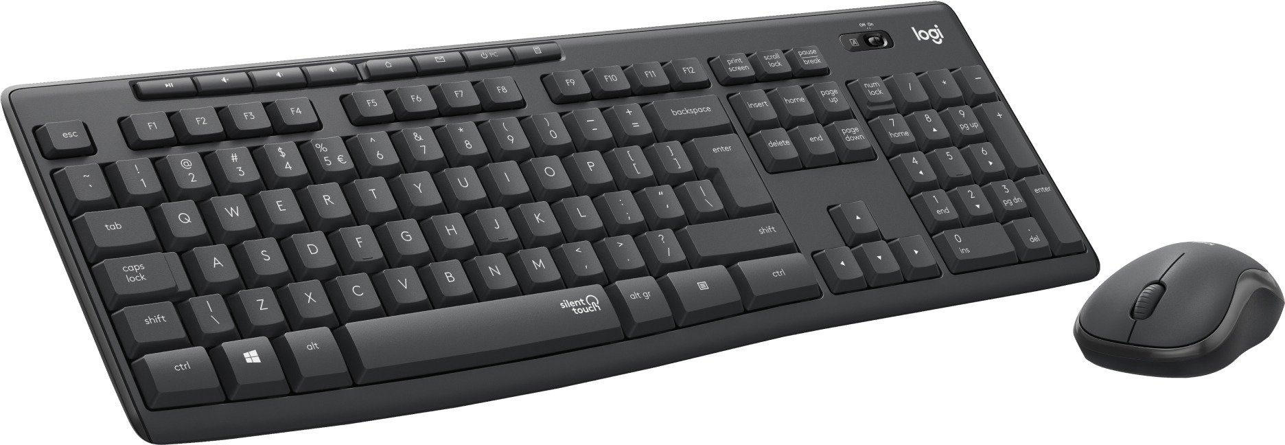 Logitech Wireless Combo MK295, graphite - CZ/SK