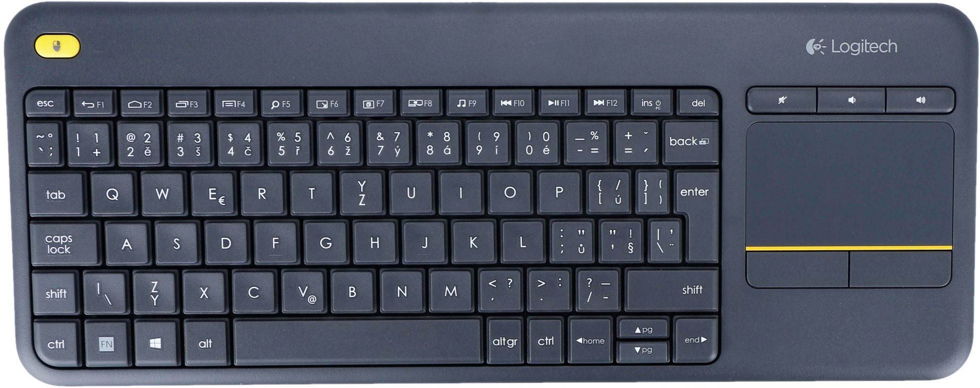 Logitech Wireless Touch Keyboard K400 Plus - CZ/SK