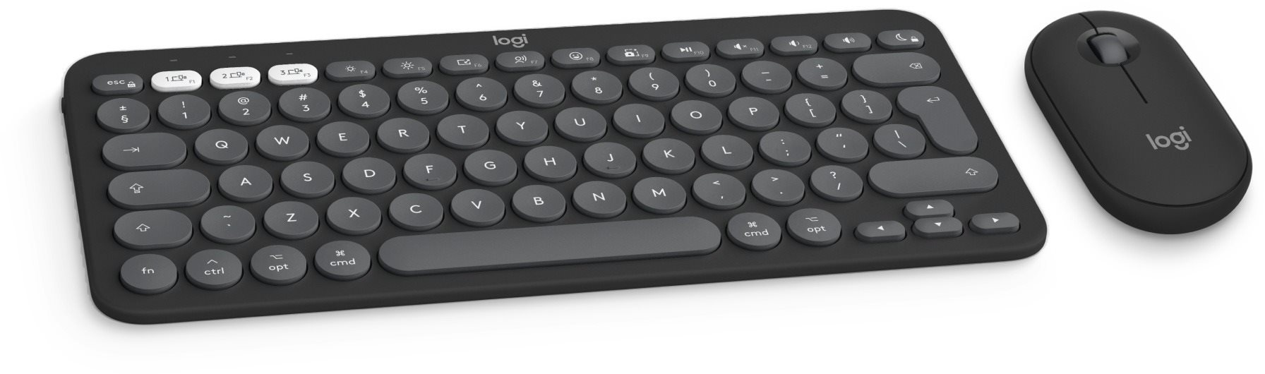 Logitech Pebble 2 Combo MK380s pro MAC, Graphite - US INTL