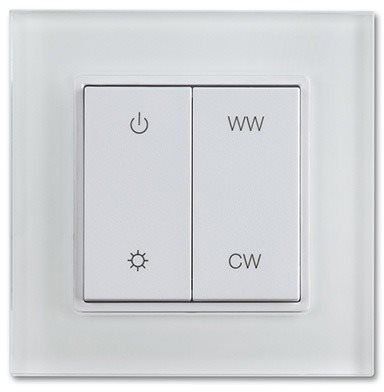 McLED RF nástěnný ovladač - CCT, 1 zóna