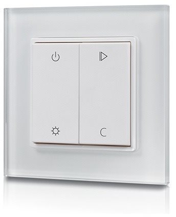 McLED RF nástěnný ovladač - RGB, RGBW, 1 zóna