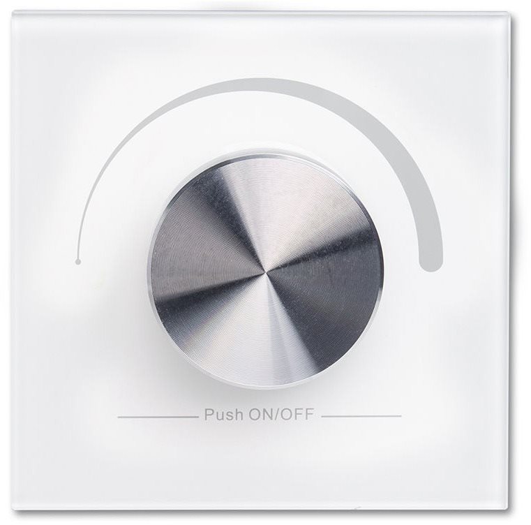 McLED RF nástěnný ovladač - řízení jasu, 1 zóna