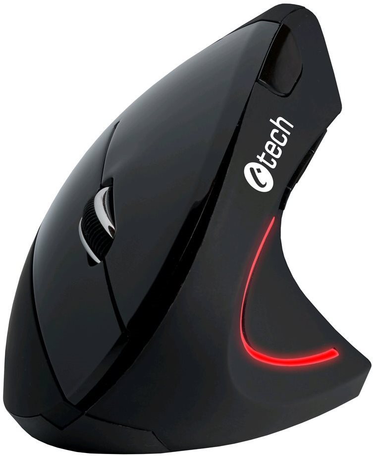 C-TECH VEM-09 Vertical Ergonomic - pohodlná myš pro psaní a navigaci