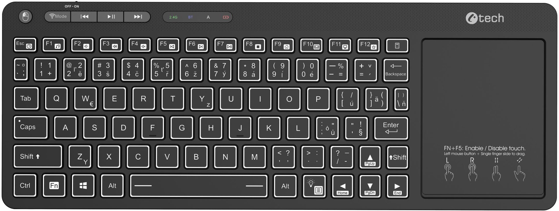 C-TECH WLTK-03 - CZ