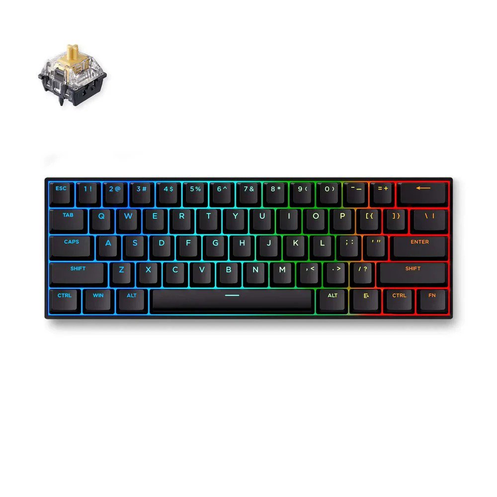 MCHOSE Ace 60 Pro Hall Effect KTEK Magnetic Switch - Black