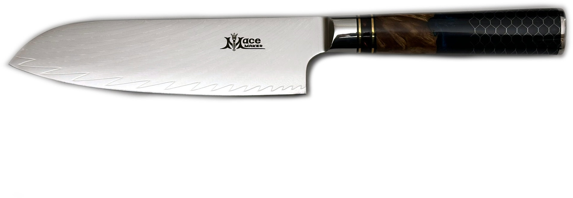 MaceMaker VERONA SANTOKU SanMai Damaškový Kuchyňský nůž