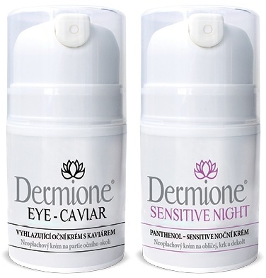 Dermione® balíček krémů - KAVIÁROVÁ PÉČE O OČNÍ OKOLÍ + NOČNÍ KRÉM