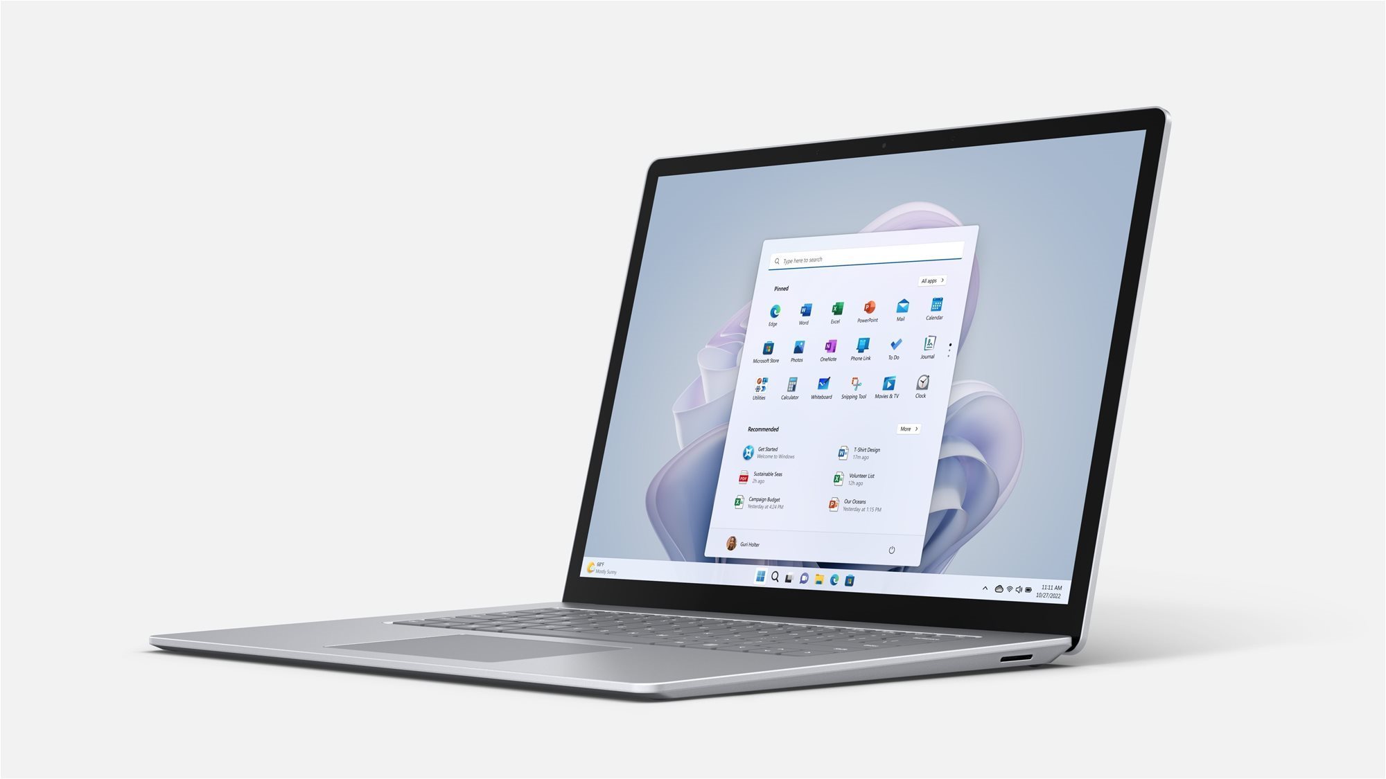 Microsoft Surface Laptop 7 Platinum v elegantním designu