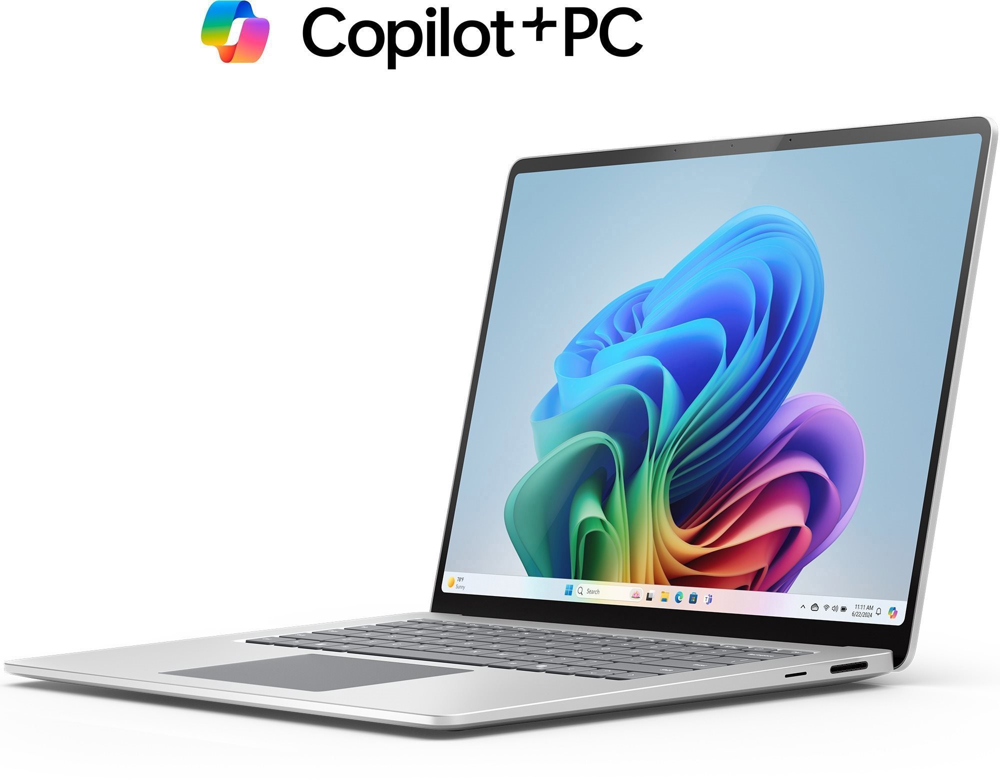 Microsoft Surface Laptop|Copilot+ PC|15"|64GB|1TB|8th Edition|Platinum for business (bez adaptéru)
