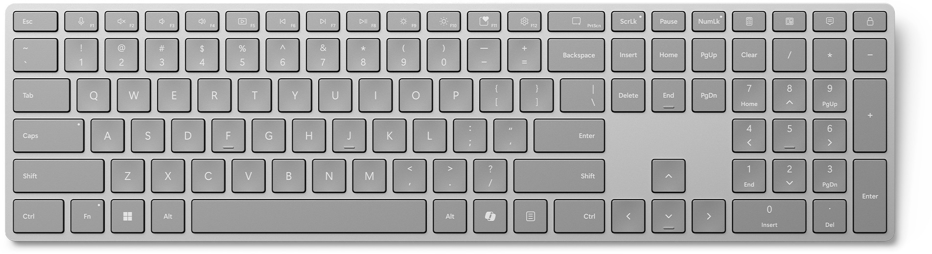 Microsoft Surface Keyboard Gray - ENG