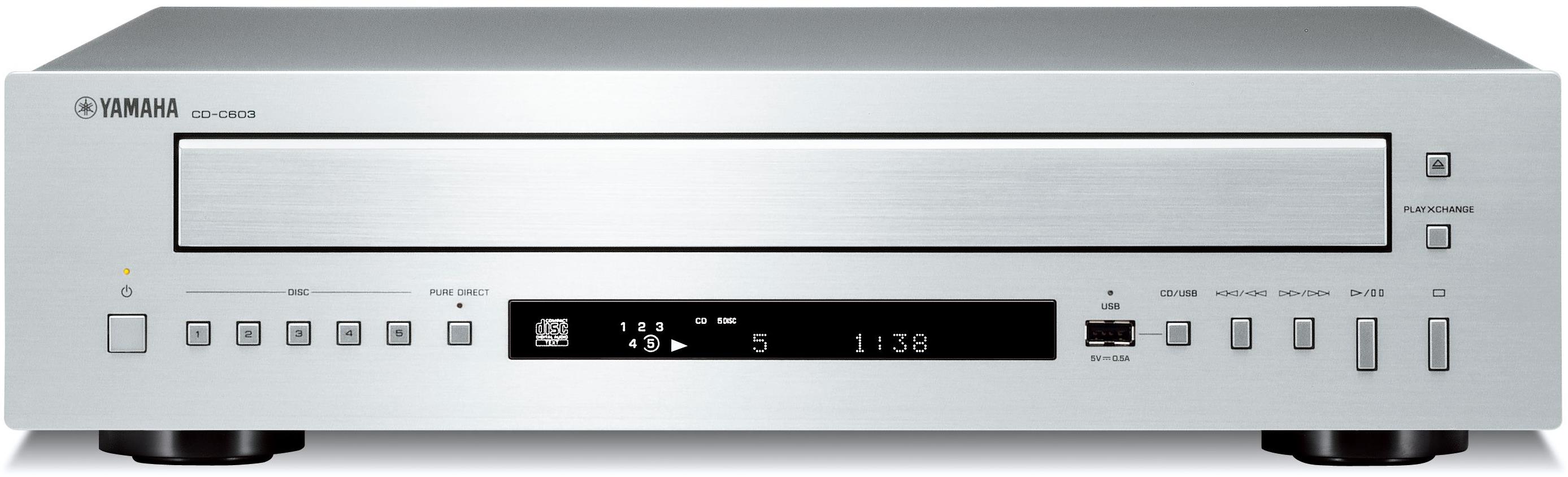YAMAHA CD-C603 SILVER