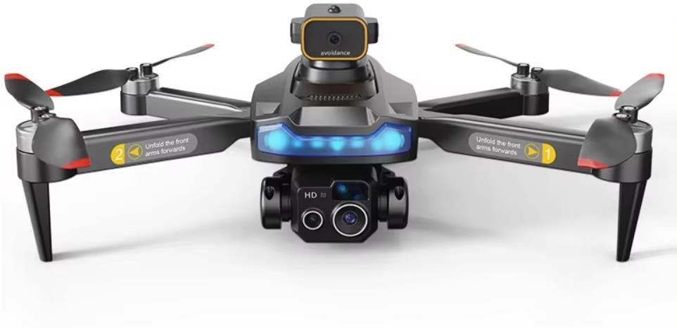 P15 Dron 8K Dual kamera GPS, Stabilizace Obrazu, Dosah 500 M, Aplikace pro Android a iOS