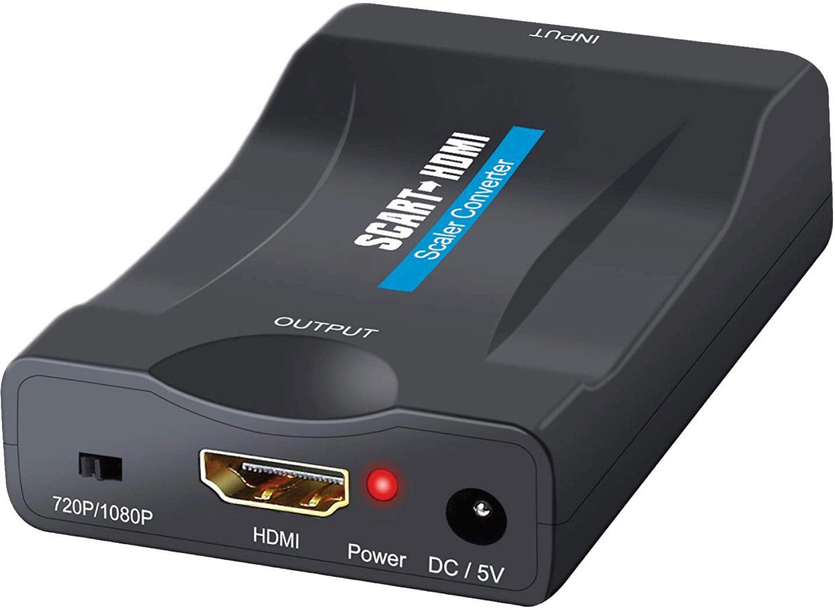WG - Audio video konvertor SCART na HDMI, black