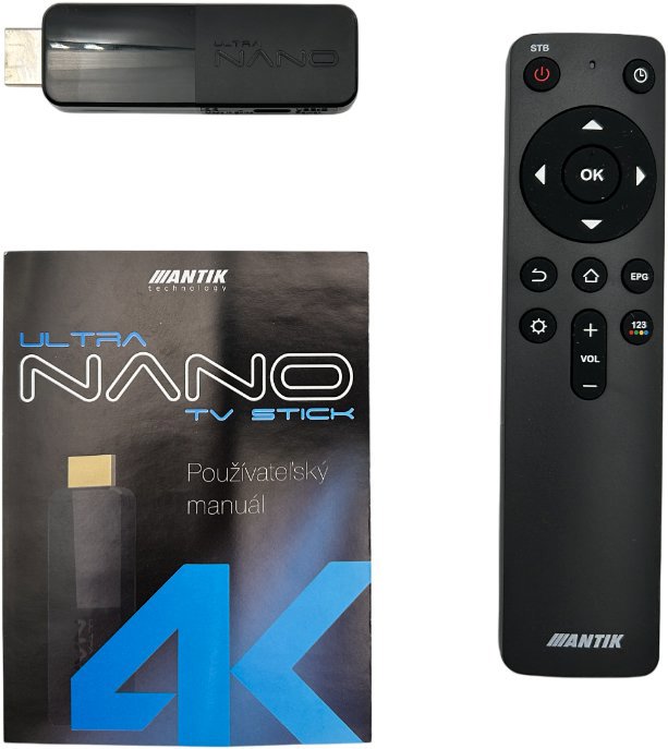 ANTIK Ultra Nano TV Stick + TV zdarma na 1 měsíc