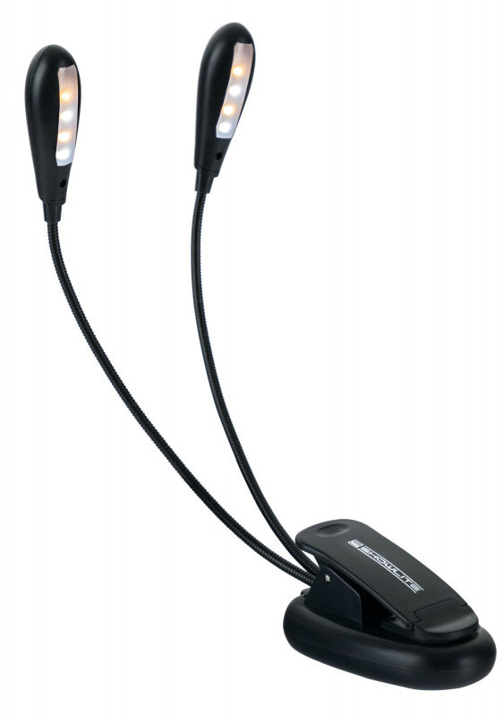 Showlite Lampička pro notový pult - 8 LED plus Aku