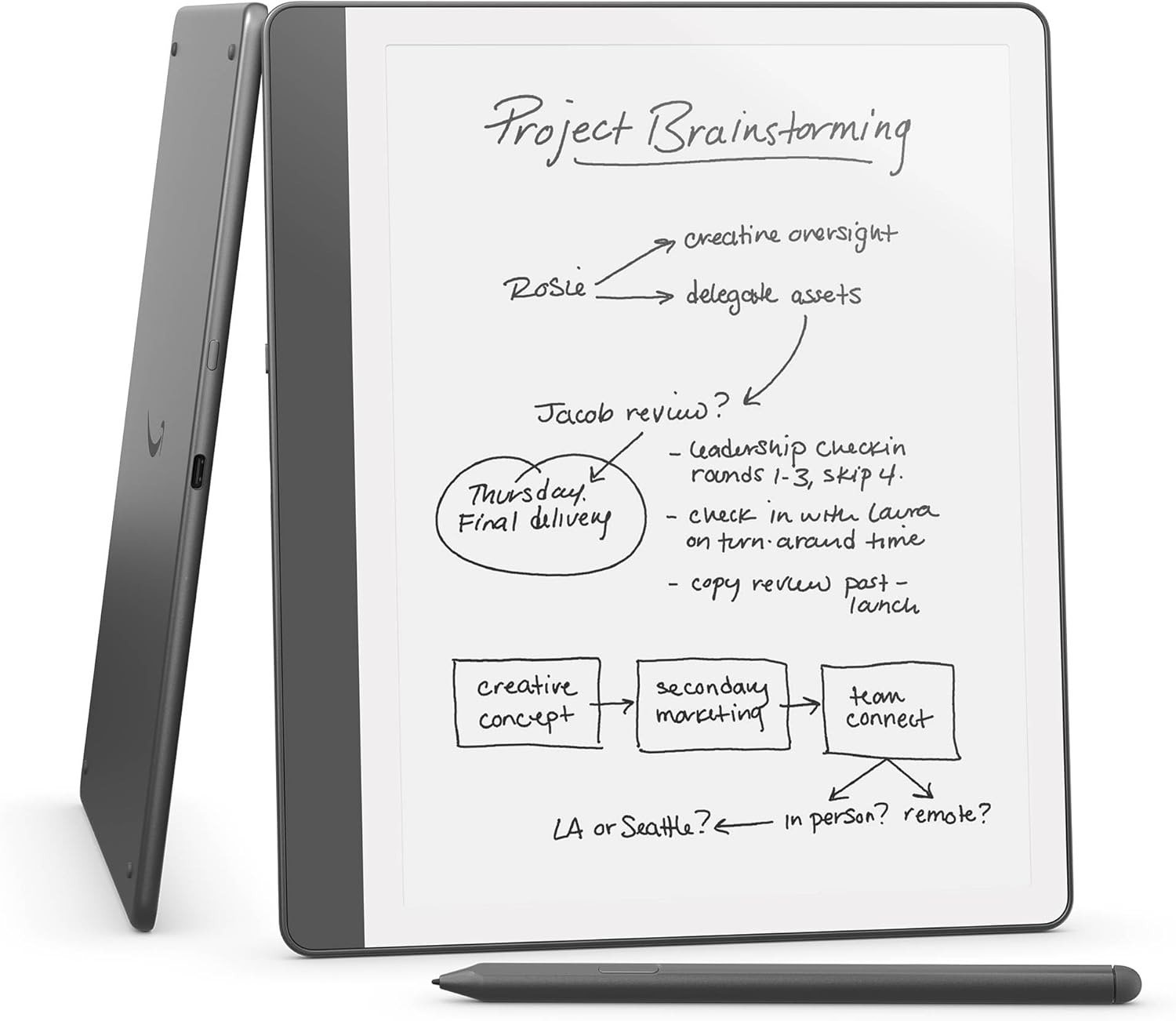 Amazon Kindle Scribe 2024 64GB šedý s prémiovým perem