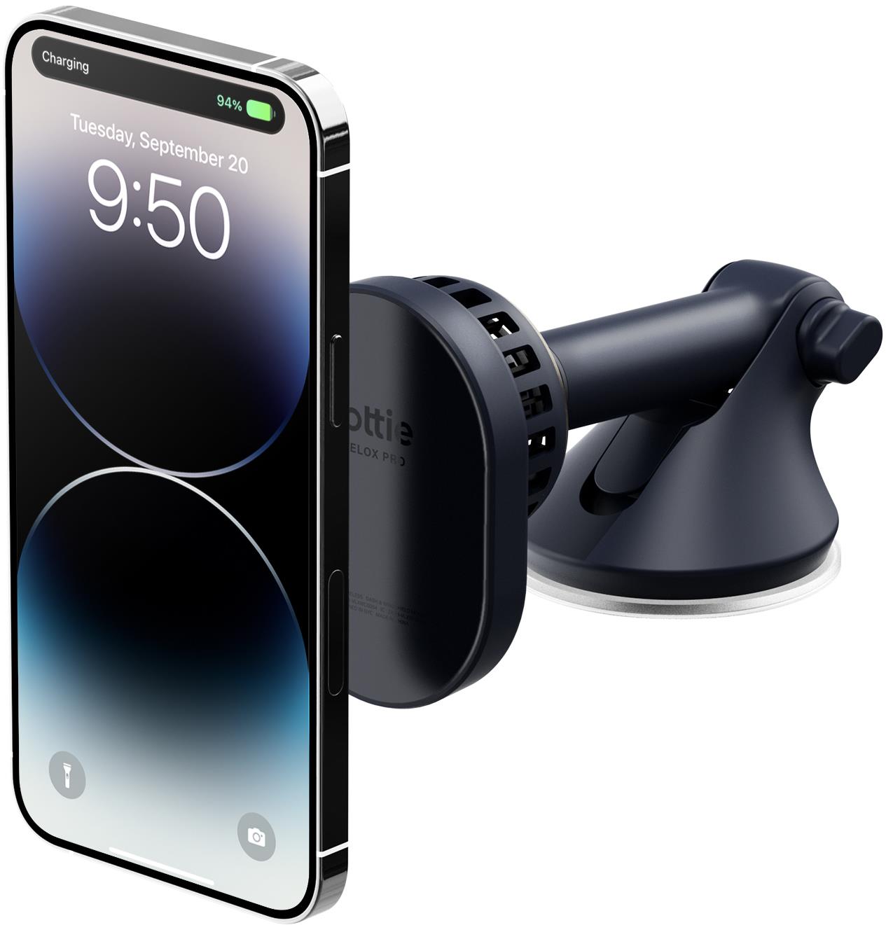 IOttie Velox Pro MagSafe Magnetic Wireless CryoFlow Cooling Dash & Windshield Car Mount