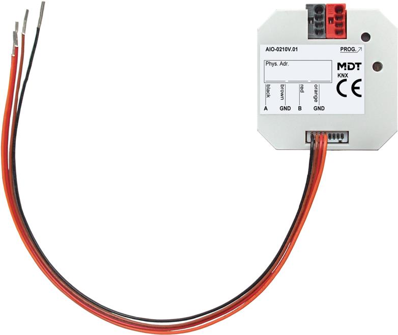 MDT Technologies KNX spínací aktor 2násobný, přepínatelný vstup/výstup