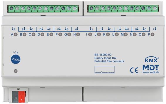 MDT Technologies Binární vstupy 16násobné, 8M, bezpotenciálové vstupy